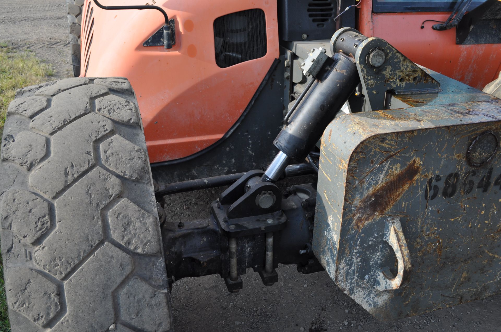 JLG G9-43A telehandler, 4x4, John Deere diesel, all wheel steer, 370/75-28 tires, cab, 6711 hrs - Image 12 of 29