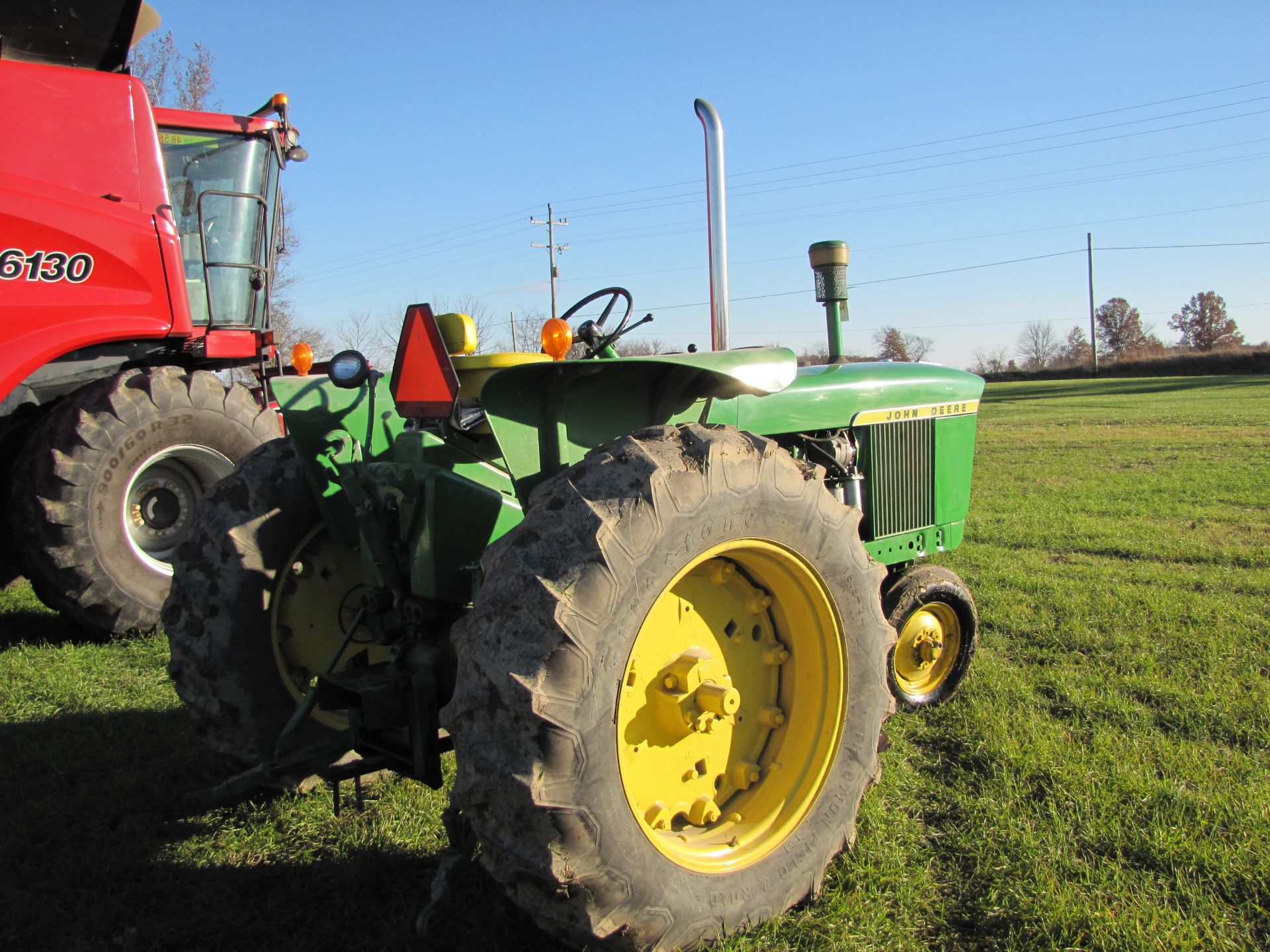 John Deere 3020 tractor, diesel, narrow front, 16.9-34 tires, 3 pt, 2 hyd remotes, 540 pto - Image 9 of 29