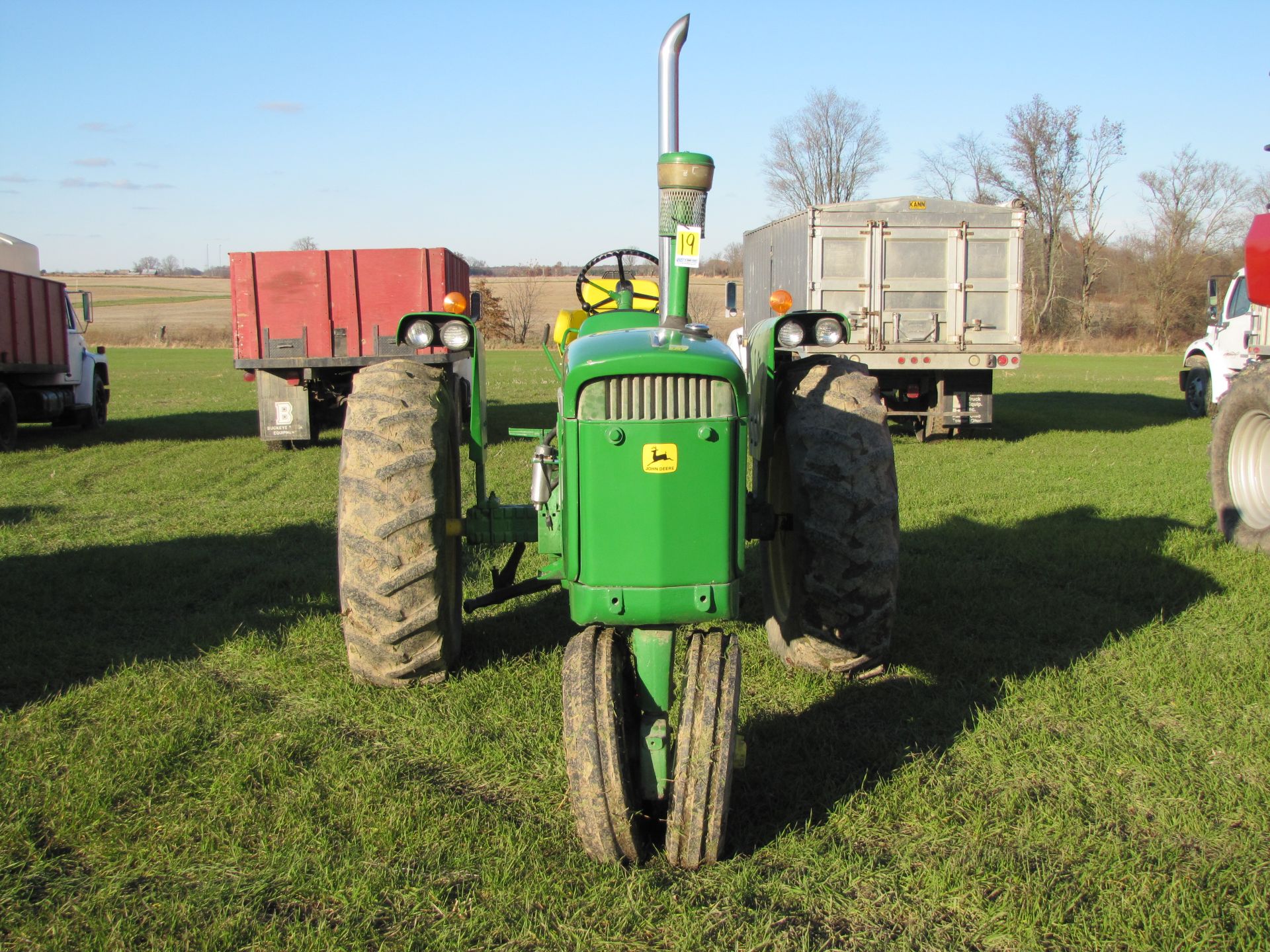 John Deere 3020 tractor, diesel, narrow front, 16.9-34 tires, 3 pt, 2 hyd remotes, 540 pto - Image 3 of 29