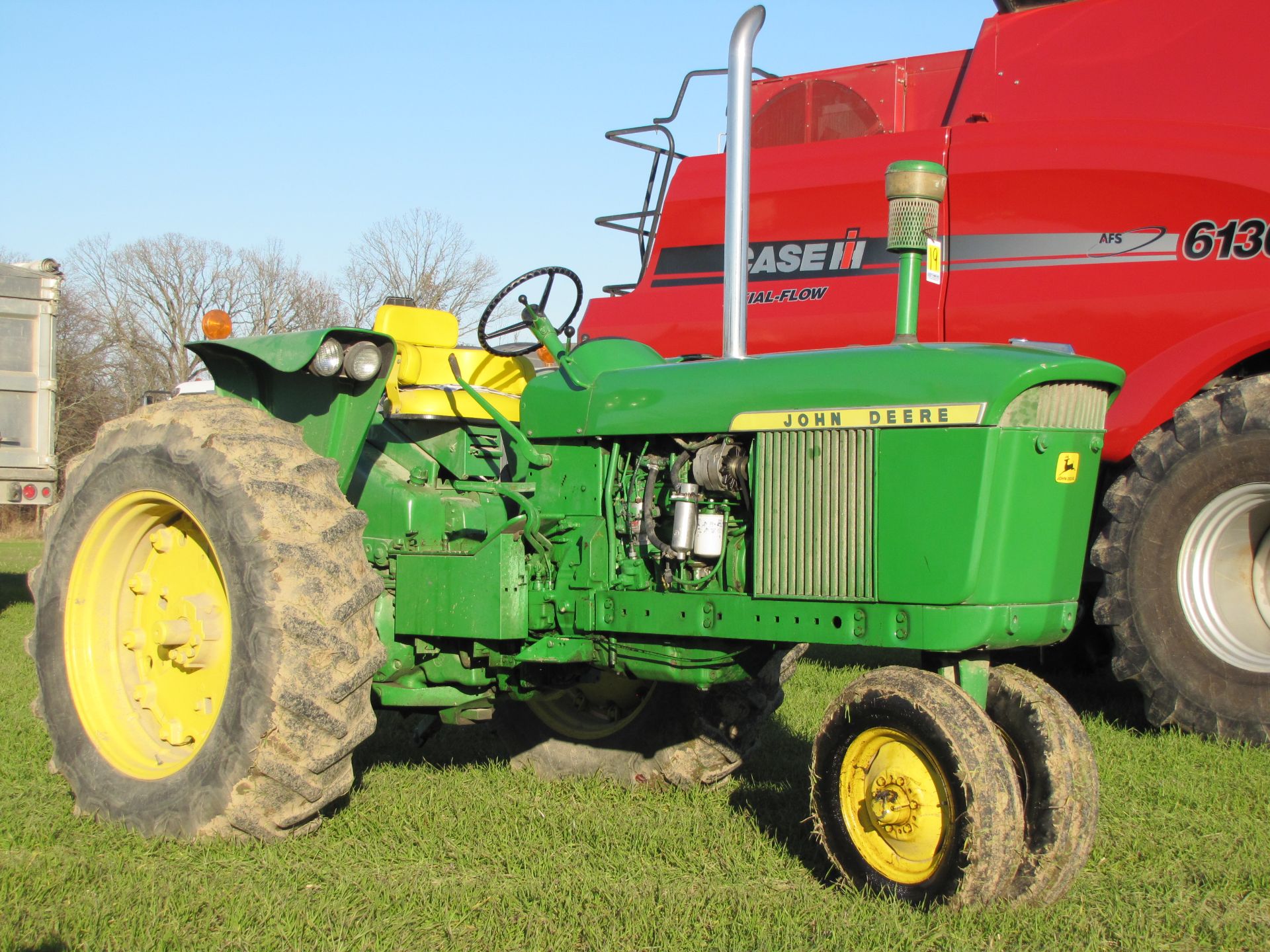 John Deere 3020 tractor, diesel, narrow front, 16.9-34 tires, 3 pt, 2 hyd remotes, 540 pto - Image 2 of 29