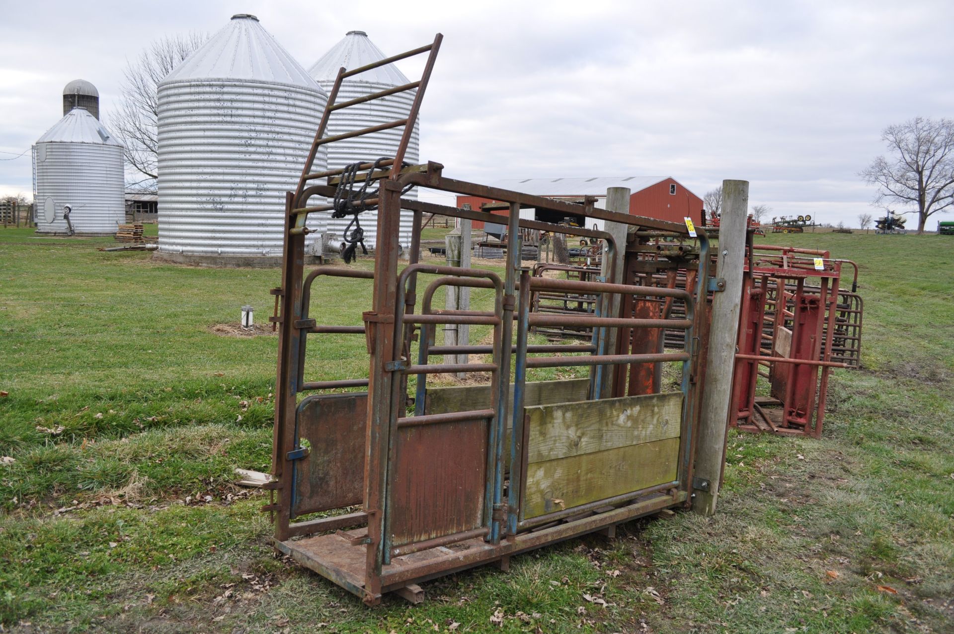 Headgate with chute, steel floor and rear vertical cut gate - Image 2 of 9