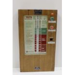 Automaton Distributers Limited of Llandudno Testo Reaction Meter with retailers plaque K-Ray Vending