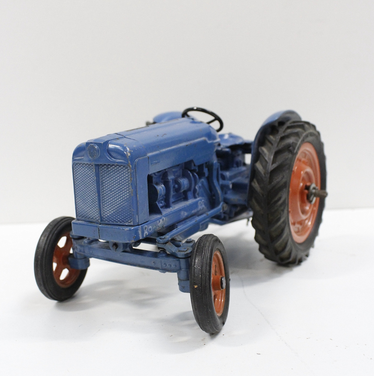 Chad Valley diecast model of a Forsdon Major tractor, blue with orange hubs