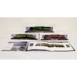 Three Atlas Editions model steam trains to include 21C151 Southern Battle Of Britain model with