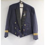 British Royal Air Force dress uniform jacket having RE City of London label "77353 F/O K Stanley