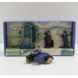 Dinky Toys diecast model vehicles gift set 43 RAC Hut Motor Cycle Patrol and Guides A2064, in blue