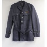 British Royal Air Force dress uniform jacket having interior pocket label "Man's No.1 Home Dress",