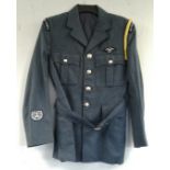 British Royal Air Force dress uniform jacket having H Edgard & Sons Ltd label penned "D8085305 O'