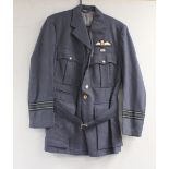 British Royal Air Force dress uniform jacket having Ambassador label, Staybrite RAF buttons by