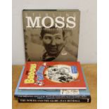 Stirling Moss Biography and 3 other volumes.