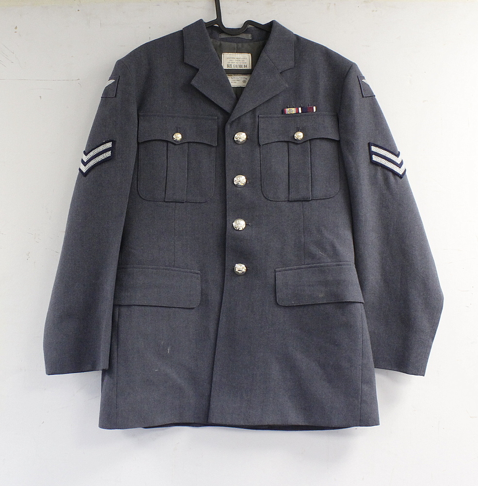 British Royal Air Force dress uniform jacket having J Compton Sons & Webb Ltd label "Sullivan