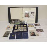 Collection of collector's coins and Royal commemorative coins.