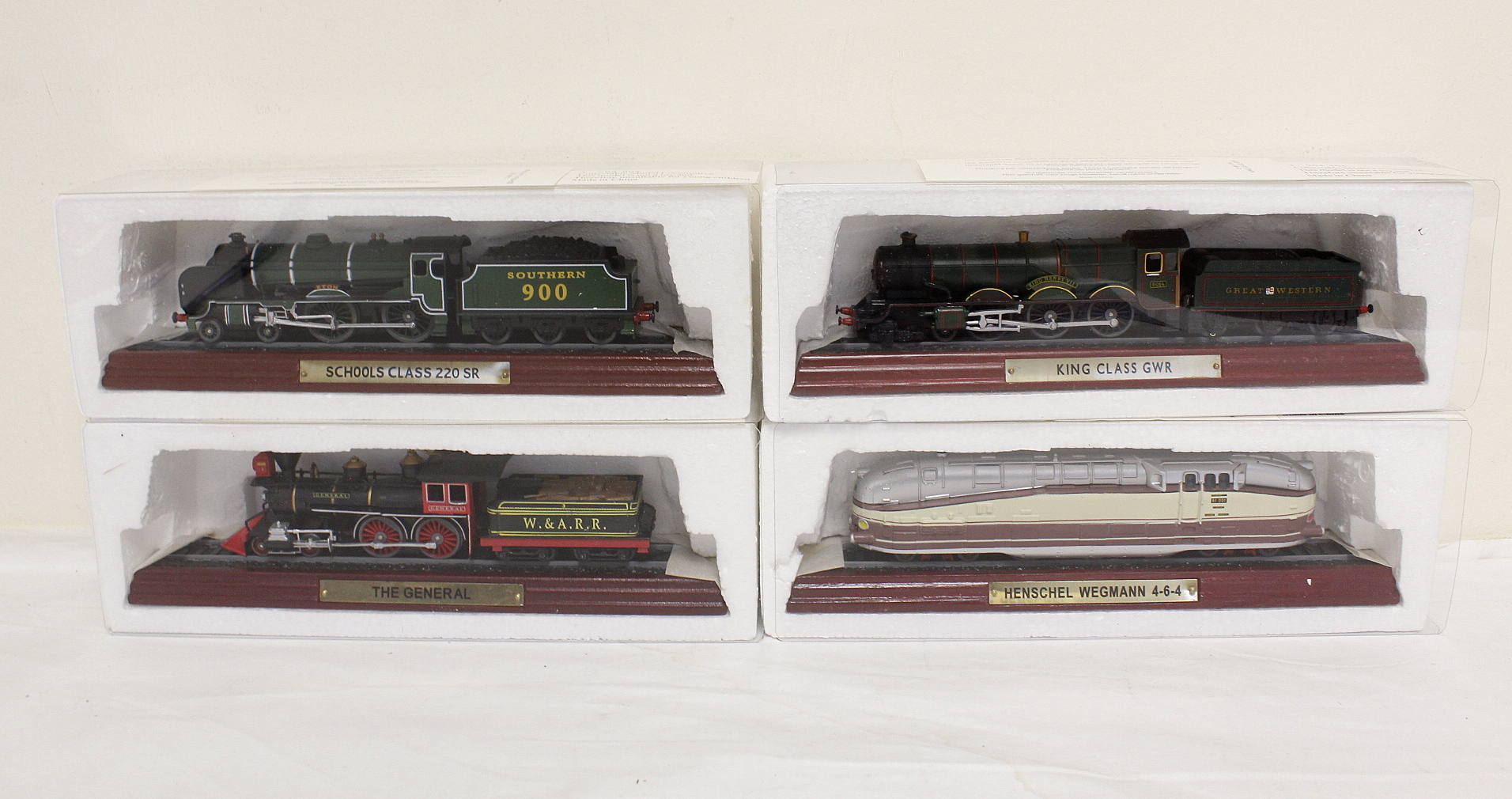 Four Atlas Editions model steam trains to include American 1855 model of "The General" steam train - Image 2 of 4