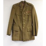 British Army dress uniform jacket having Austin Reed of Regent Street label penned "024064 Bigwood