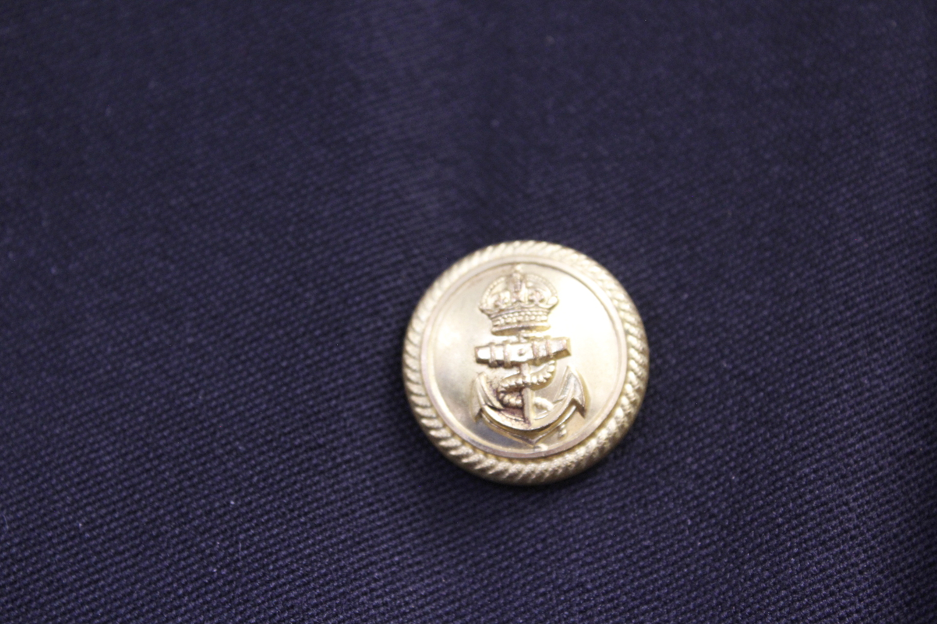 British Royal Navy dress uniform jacket having brass naval buttons by Gieves Ltd, bullion wire - Image 3 of 4