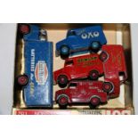 Dinky Toys diecast model vehicles including 918 Guy van Ever Ready with 2nd type cab, 453 Trojan van
