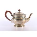 George V silver tea pot by Fenton, Russell & Co Ltd, Birmingham 1934, 585g gross