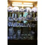 Copeland Spode Italian pattern 261 piece blue and white tea and dinner set comprising ; 1 tureen,
