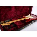 De Ville electric guitar in hard carry case