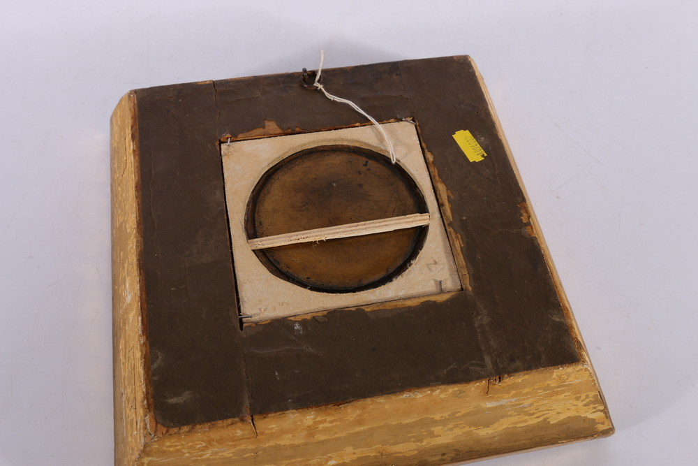 19th CENTURY SCHOOL, Miniature portrait of a gentleman drinking a glass of red wine, Unsigned oil on - Image 2 of 2