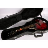 Jim Deacon eight string electric mandolin in fitted case