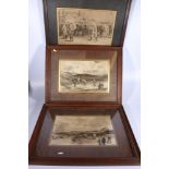 JAMES MICHAEL BROWN (1853-1947), Three framed golfing prints for the Life Association of Scotland,