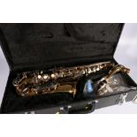 Super Schwarzschild saxophone in fitted case