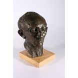 EDWARD DOUGLAS EADE (1911-1984), Sir Clifford Michael Curzon CBE (1907-1982), Unsigned cast bronze