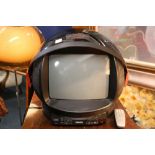 Phillips Discoverer Your Tv mid 20th century space age television in the form of a motorcycle helmet