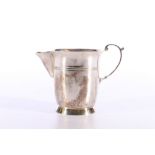 Contemporary silver milk jug by Hamilton and Inches Edinburgh 1963, 125g gross 8cm tall