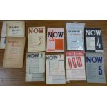 FREEDOM PRESS.  George Woodcock, Anarchy or Chaos, orig. card wrappers, 1944 & Issues 1 to 8 of