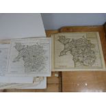 MORDEN ROBERT.  County Maps. 32 various 18th cent. county maps, some hand col., varying cond.;