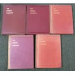 DICKSON NICHOLAS (Ed).  The Border Magazine. Vols. 2, 4, 6, 7 & 8. Illus. Quarto. Orig. red cloth,