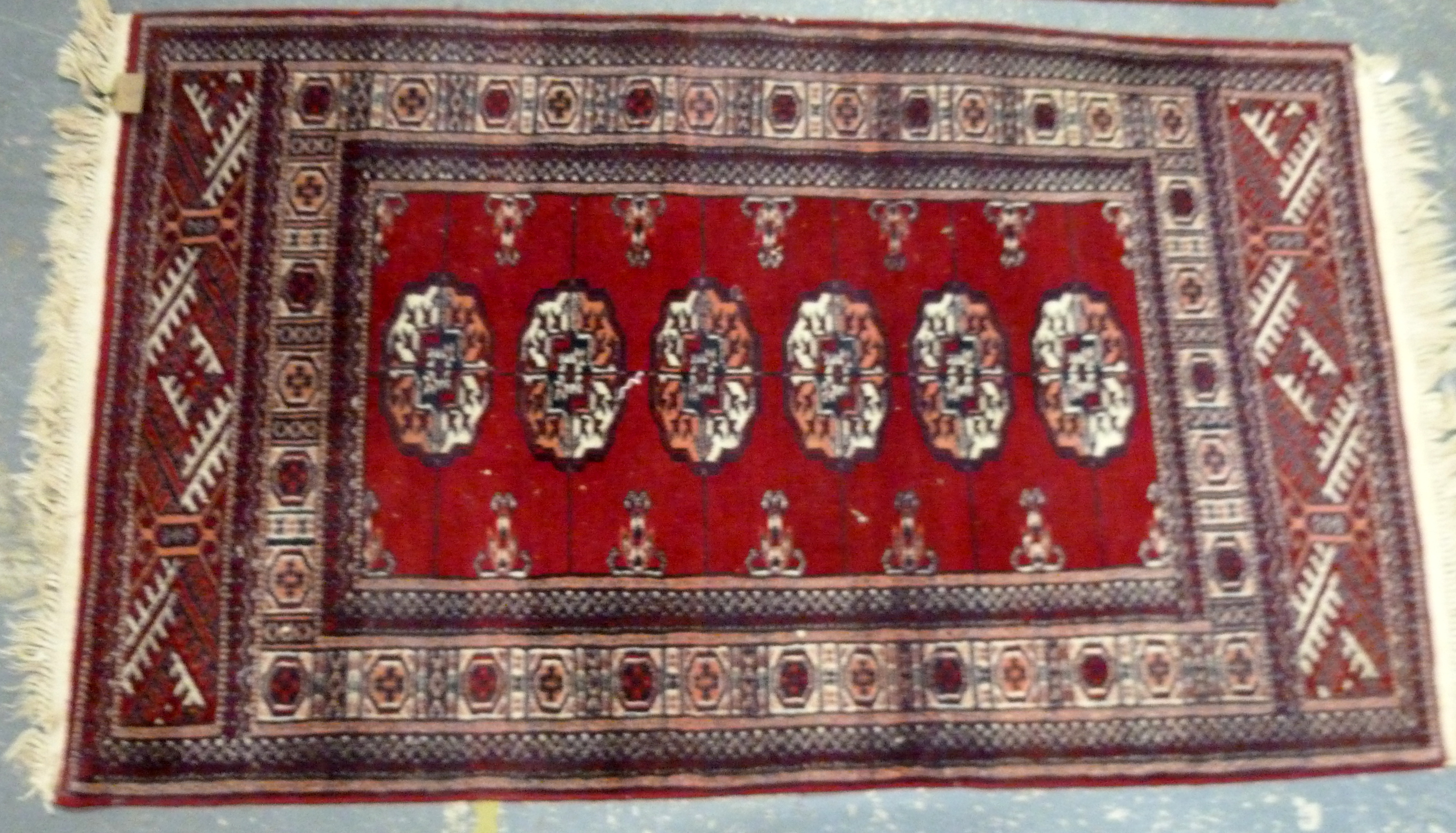 Two small Persian rugs, 130cm x 72cm and 95cm x 64cm. - Image 2 of 4