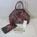 Vivienne Westwood Derby bowling bag in Macpherson tartan, approx. 30cm wide; together with a
