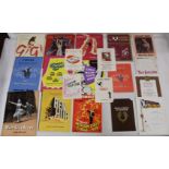 Small collection of various theatre programmes and souvenir books c.1950's/60's; also two Highland