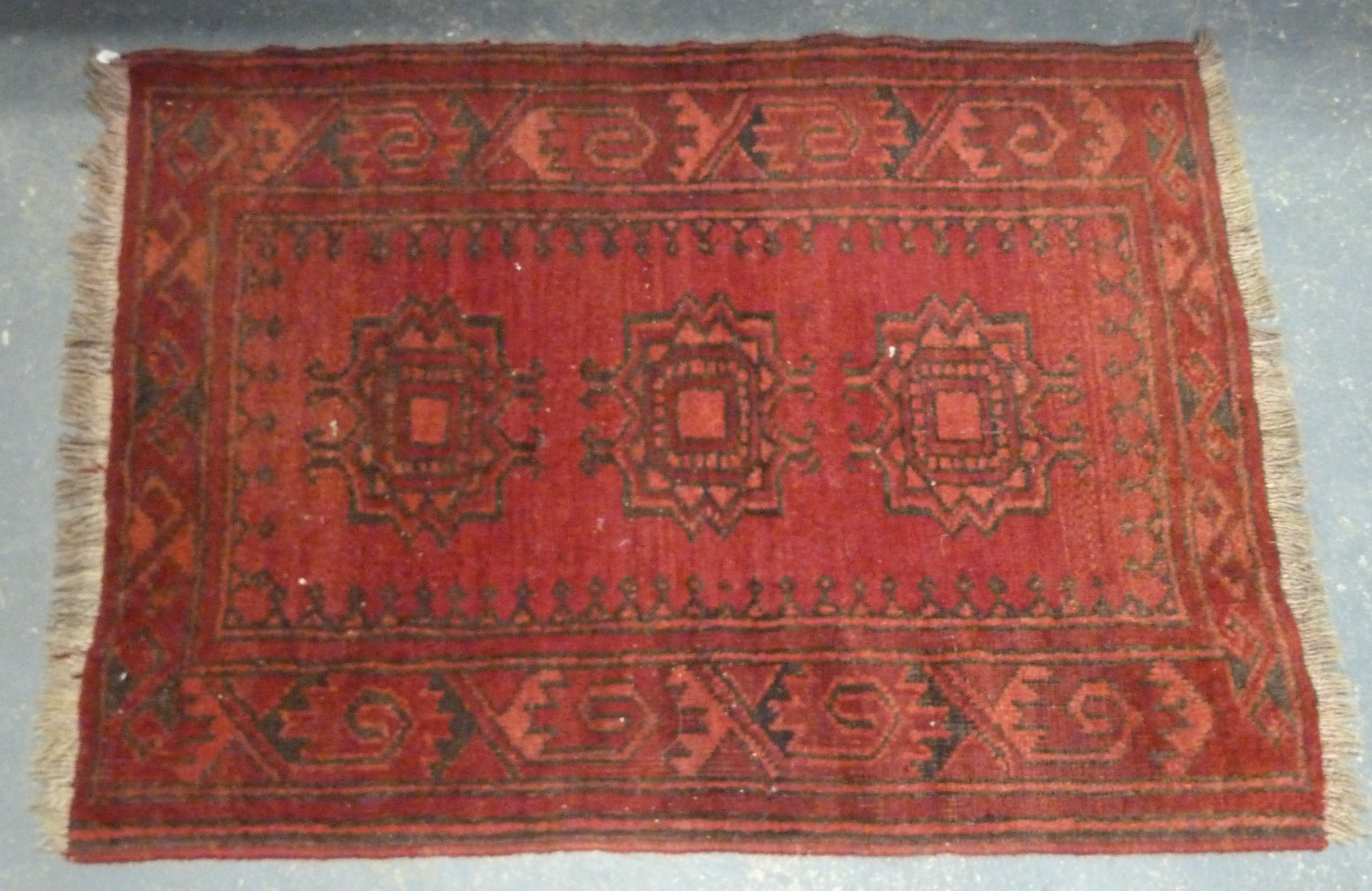 Two small Persian rugs, 130cm x 72cm and 95cm x 64cm. - Image 3 of 4