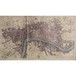 CHAMBERLAINS (Pubs.) A New and Correct Plan Of London, Westminster and Southwark with the Additional