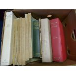 Geneology & Heraldry.  A carton of various quarto vols.