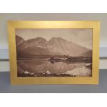 VERNON HEATH - Photograph.  Large mounted photograph of Balven, Isle of Skye. 43cm x 66cm.