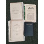 Highland Railway.  Act of Parliament & 4 printed & typescript reports re. the Highland Railway,