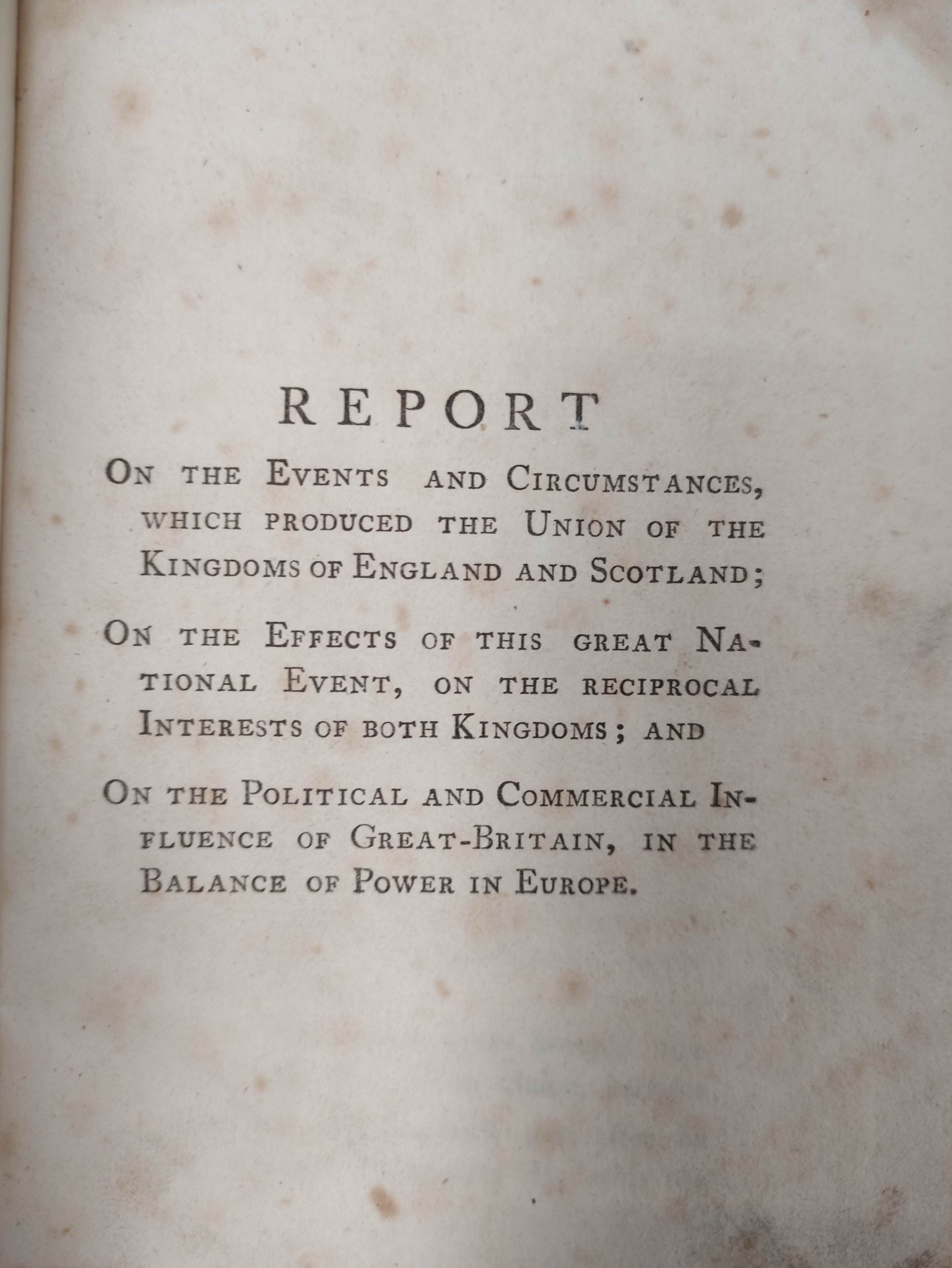 (LOCKHART GEORGE).  Memoirs Concerning the Affairs of Scotland from Queen Anne's Accession to the - Image 4 of 11