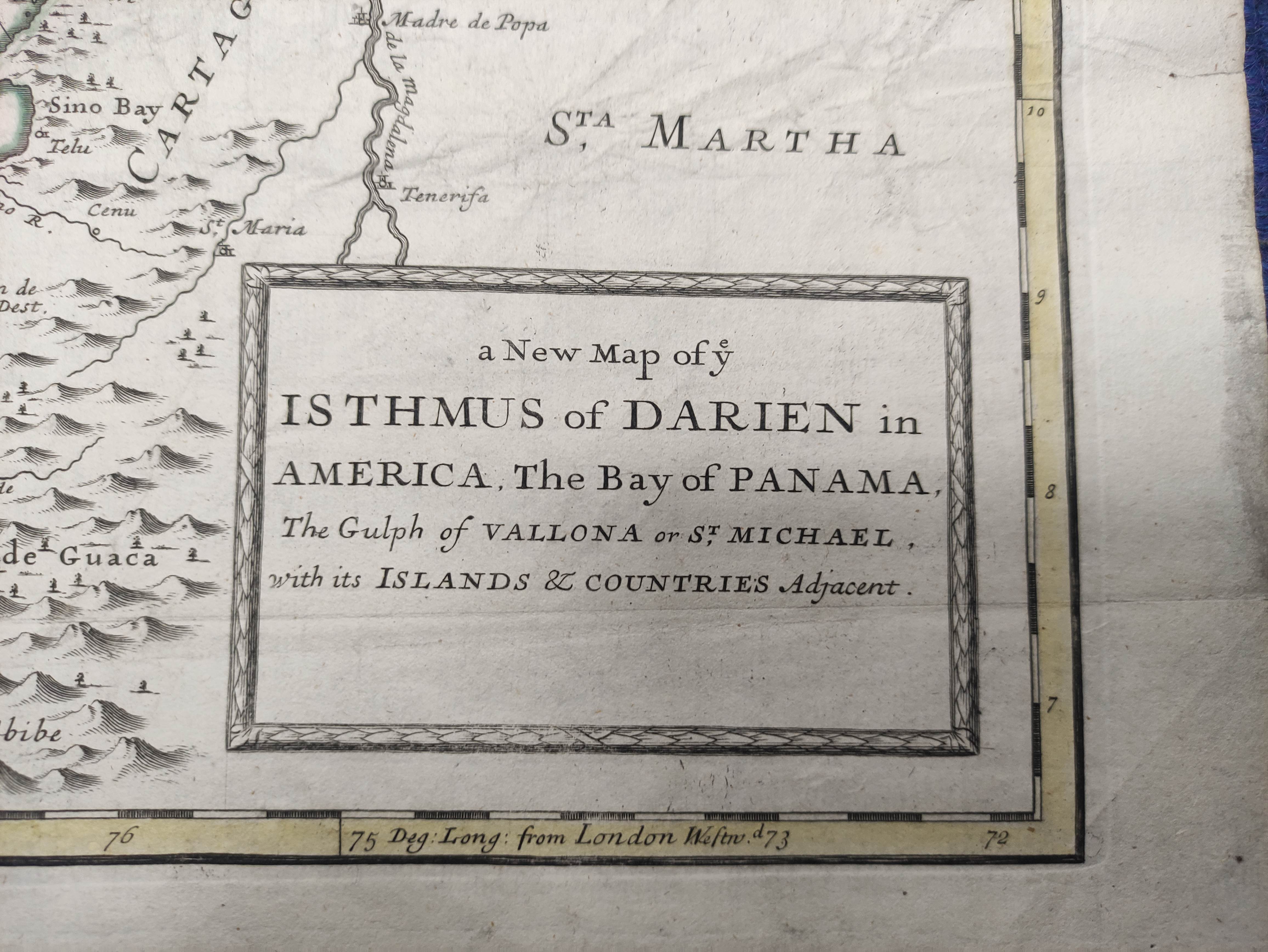 JENEFER CAPTAIN (JOHN).  A Draft of the Golden & Adjacent Islands, with Part of the Isthmus of - Image 5 of 8