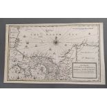 JENEFER CAPTAIN (JOHN).  A New Map of ye Isthmus of Darien in America, The Bay of Panama ... with