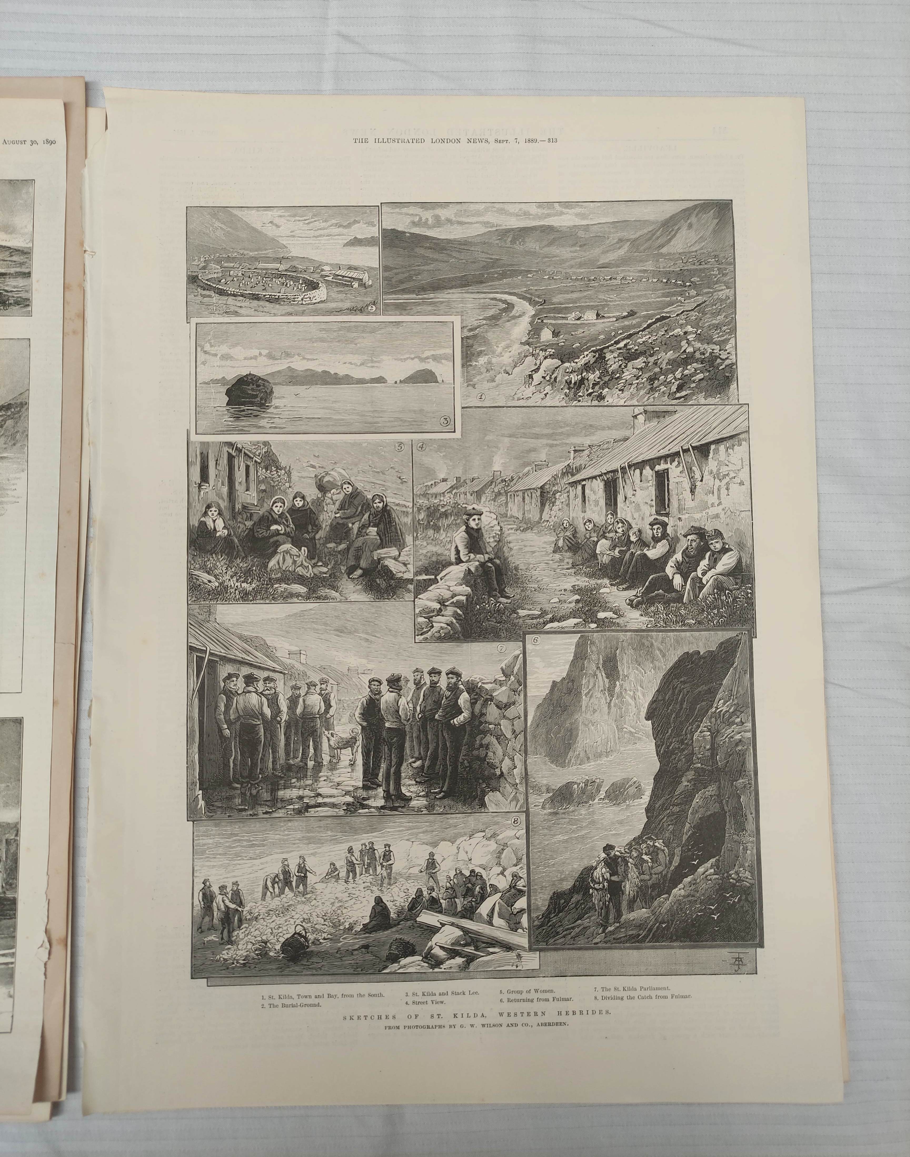 Illustrated London News, The Graphic & other periodicals. A collection of extracts & loose illus. - Image 13 of 13