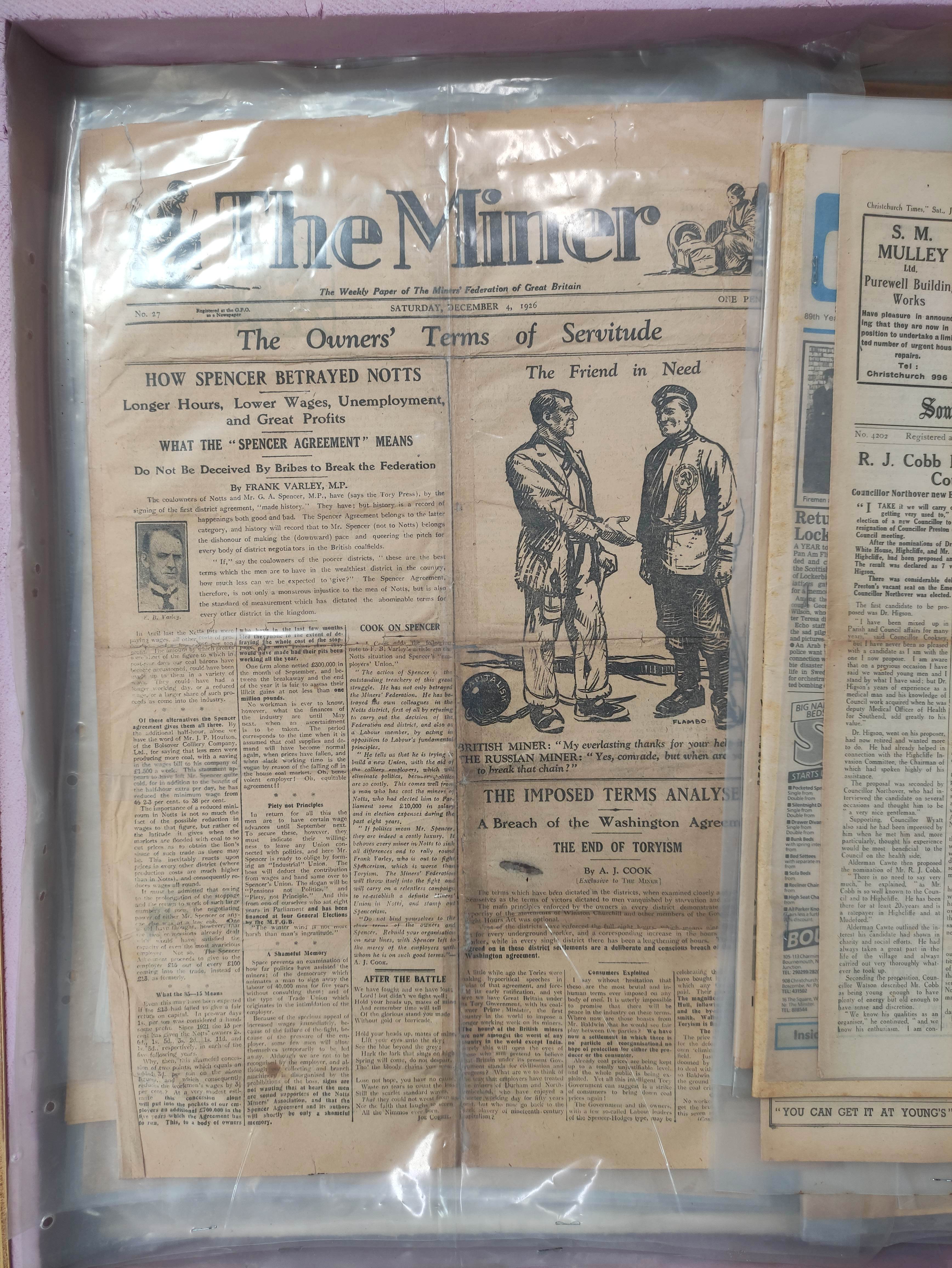 Newspapers & Periodicals.  A large collection incl. The New Times, Christchurch Times, The Miner, - Image 6 of 8