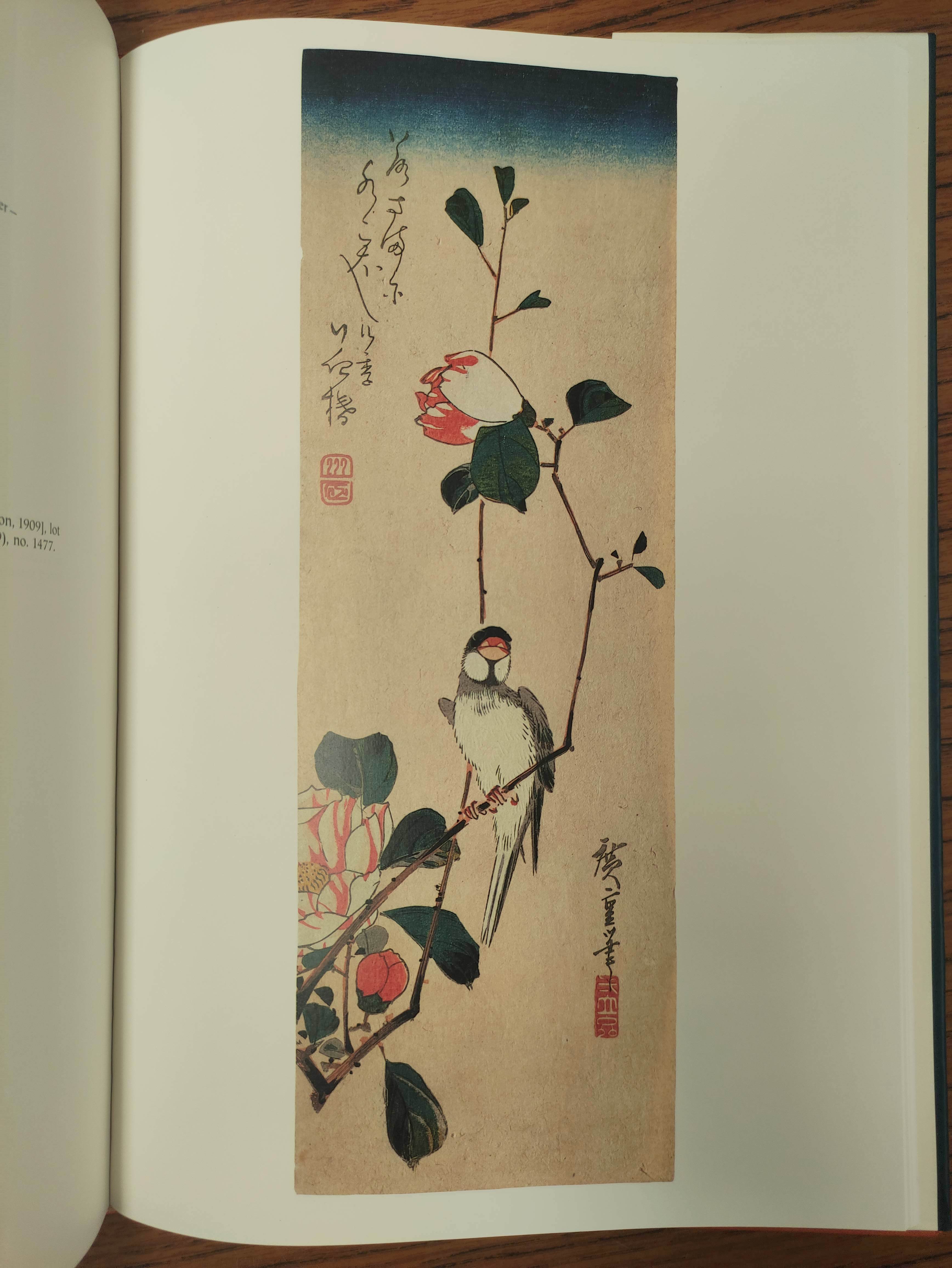 HIROSHIGE.  Birds & Flowers. Col. plates. Folio. Orig. cloth in d.w. 1988. - Image 4 of 7