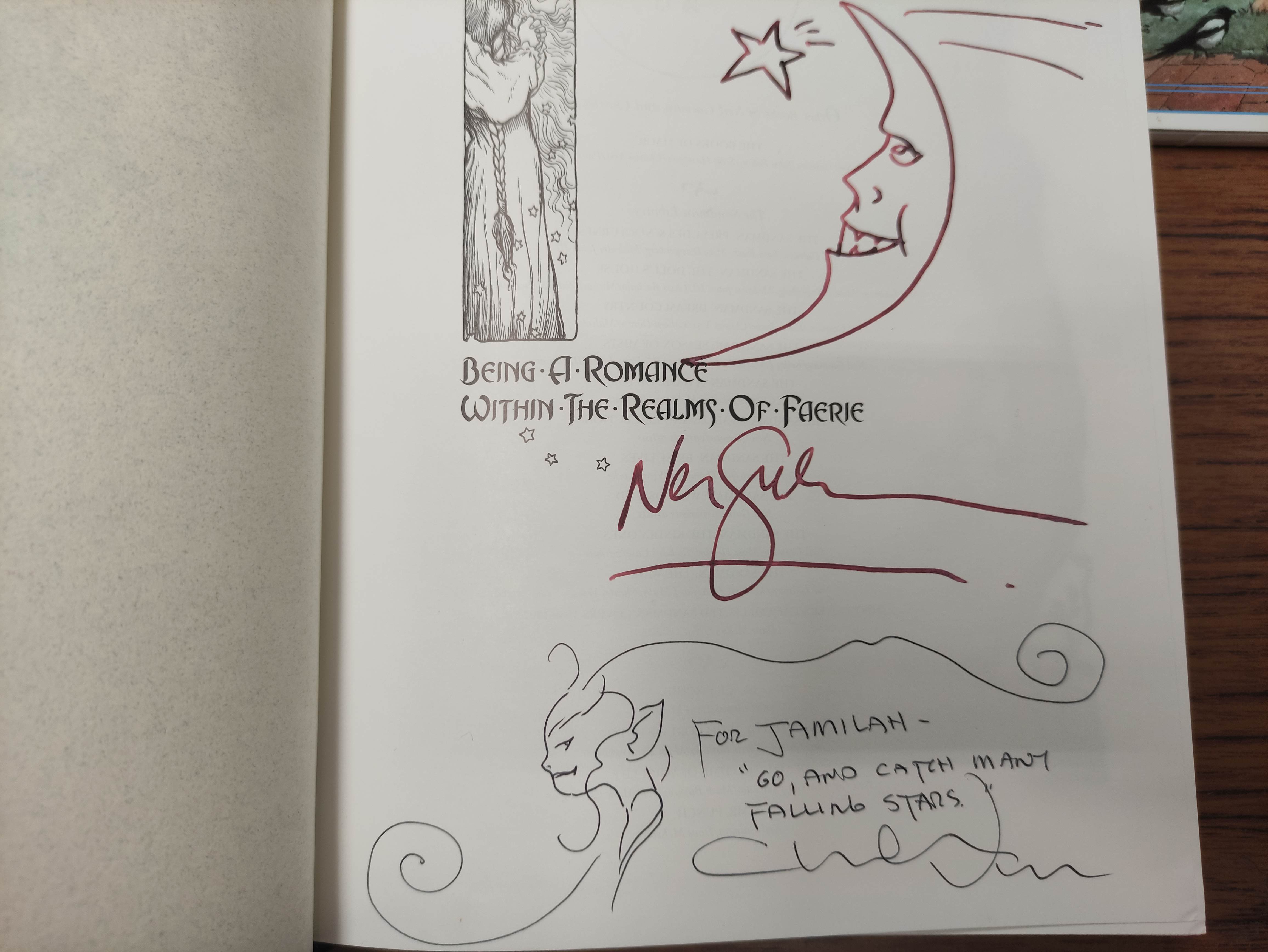 GAIMAN NEIL & VESS CHARLES.  Stardust. Signed & inscribed with sketch. Small folio. Pict. brds. N. - Image 4 of 15