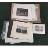 Prints & Engravings.  A bundle of loose engravings, etc. incl. animals, some after Landseer.