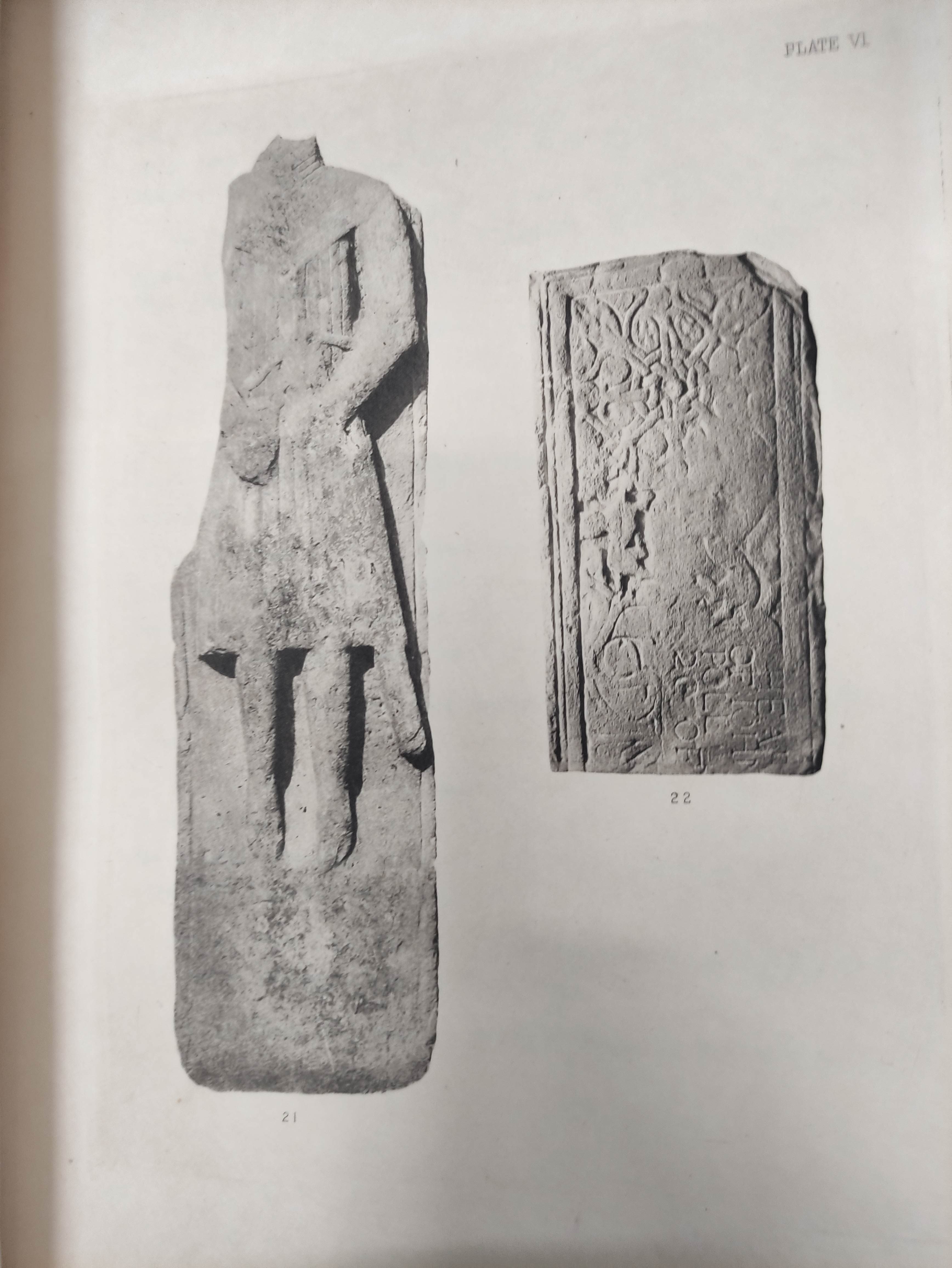 GRAHAM R. C.  The Carved Stones of Islay. Illus. Quarto. Worn orig. qtr. morocco, much internal - Image 6 of 15